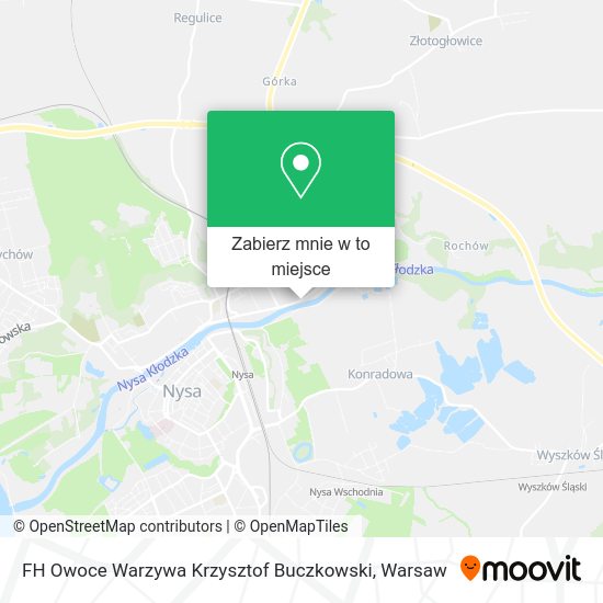 Mapa FH Owoce Warzywa Krzysztof Buczkowski