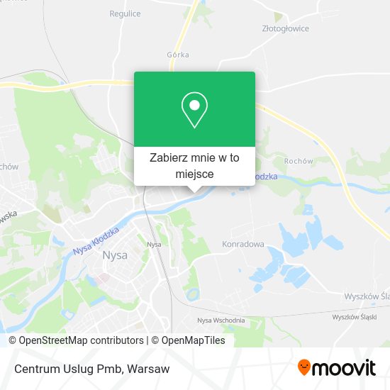Mapa Centrum Uslug Pmb