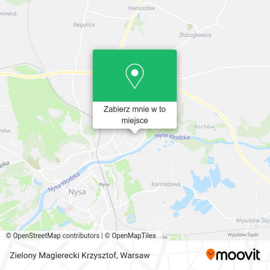 Mapa Zielony Magierecki Krzysztof