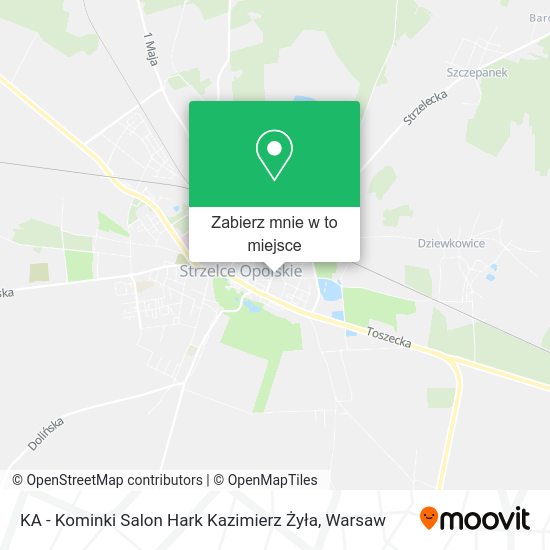 Mapa KA - Kominki Salon Hark Kazimierz Żyła