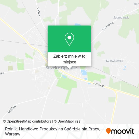 Mapa Rolnik. Handlowo-Produkcyjna Spółdzielnia Pracy