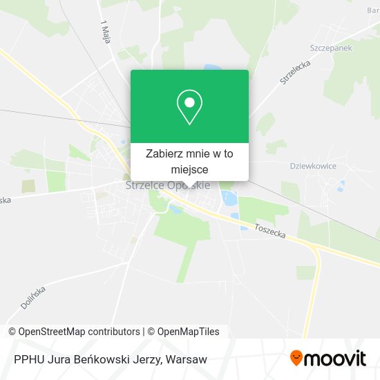 Mapa PPHU Jura Beńkowski Jerzy