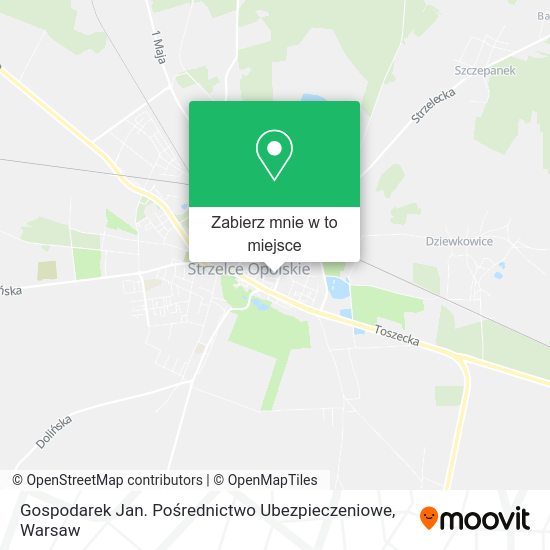 Mapa Gospodarek Jan. Pośrednictwo Ubezpieczeniowe