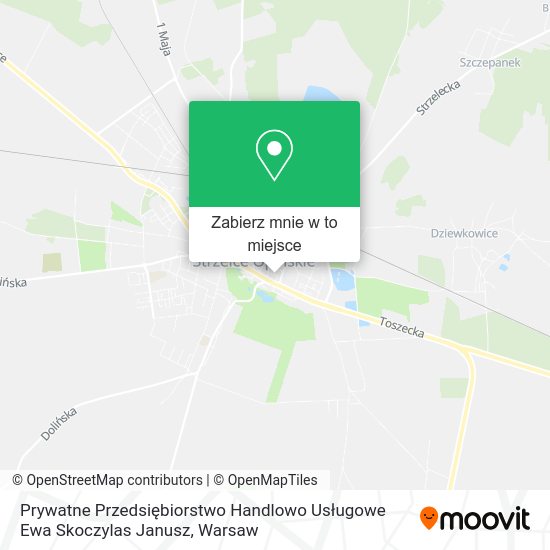 Mapa Prywatne Przedsiębiorstwo Handlowo Usługowe Ewa Skoczylas Janusz