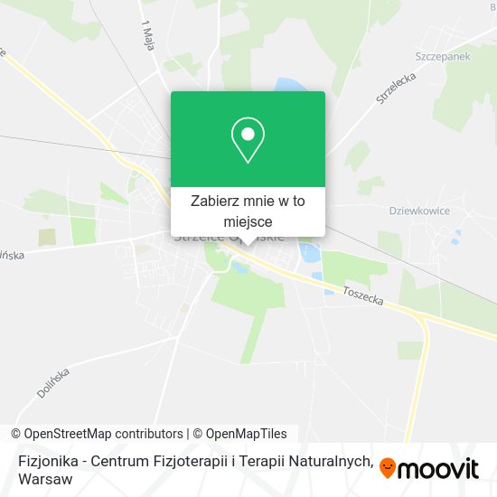 Mapa Fizjonika - Centrum Fizjoterapii i Terapii Naturalnych