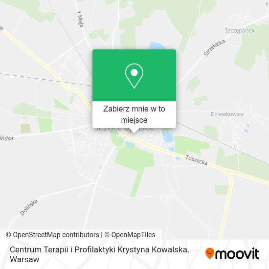 Mapa Centrum Terapii i Profilaktyki Krystyna Kowalska