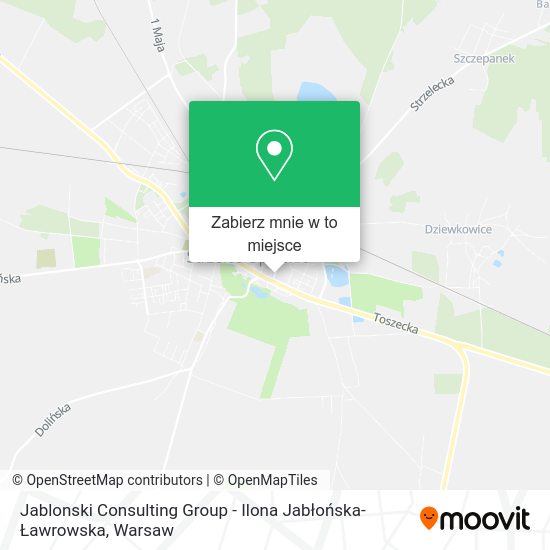 Mapa Jablonski Consulting Group - Ilona Jabłońska-Ławrowska