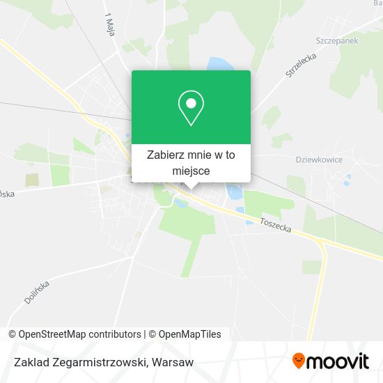 Mapa Zaklad Zegarmistrzowski