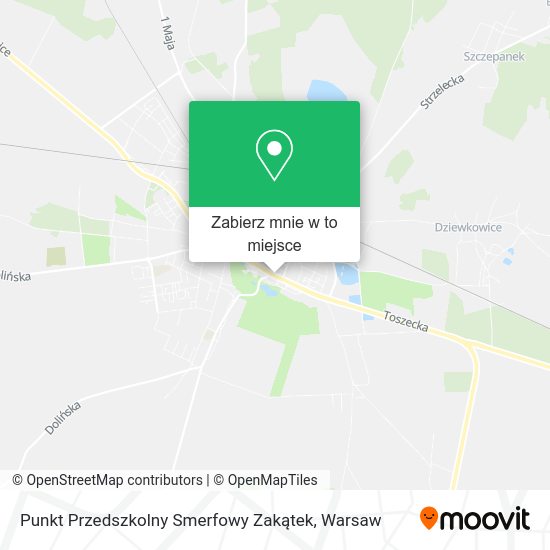 Mapa Punkt Przedszkolny Smerfowy Zakątek