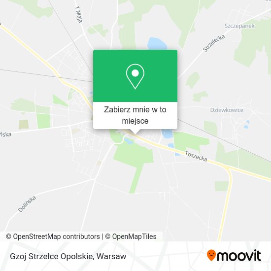 Mapa Gzoj Strzelce Opolskie