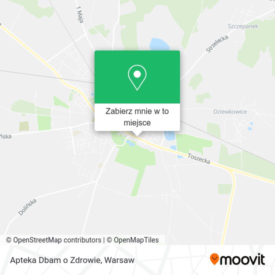 Mapa Apteka Dbam o Zdrowie