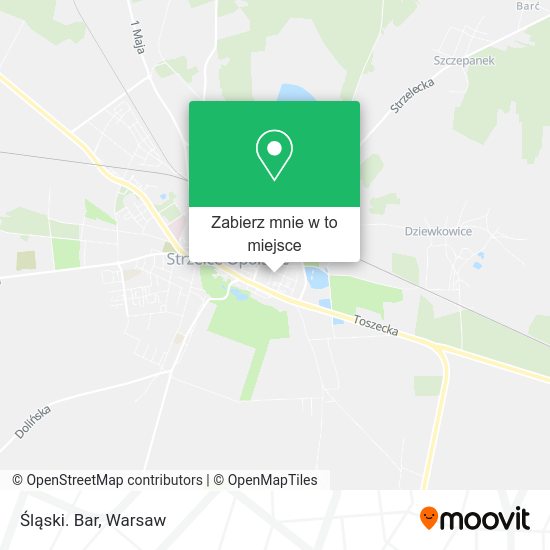 Mapa Śląski. Bar