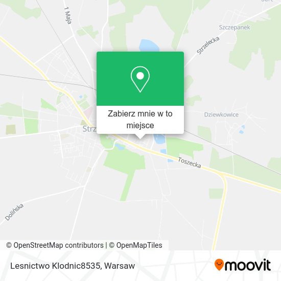 Mapa Lesnictwo Klodnic8535