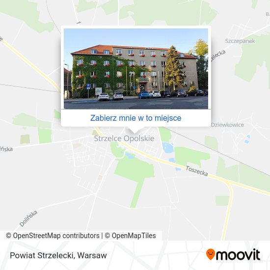 Mapa Powiat Strzelecki