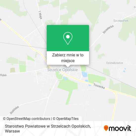 Mapa Starostwo Powiatowe w Strzelcach Opolskich