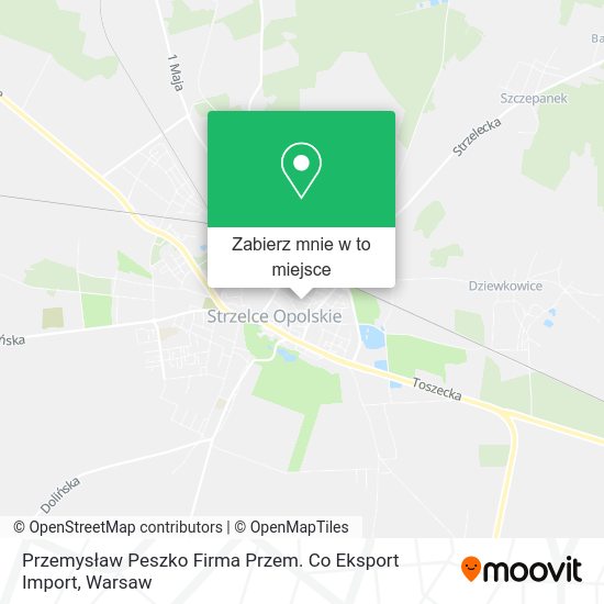 Mapa Przemysław Peszko Firma Przem. Co Eksport Import