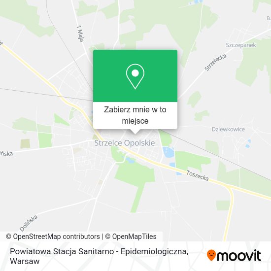 Mapa Powiatowa Stacja Sanitarno - Epidemiologiczna