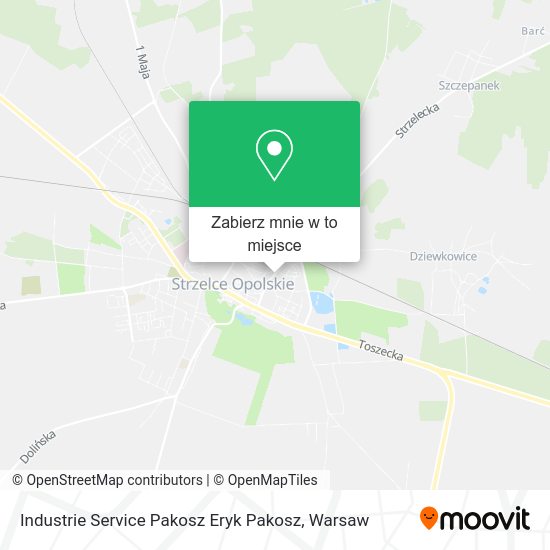 Mapa Industrie Service Pakosz Eryk Pakosz