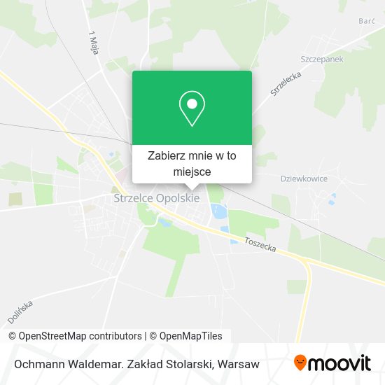 Mapa Ochmann Waldemar. Zakład Stolarski