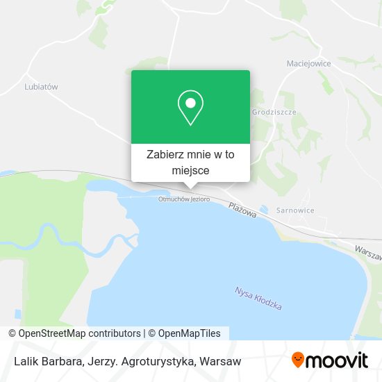 Mapa Lalik Barbara, Jerzy. Agroturystyka