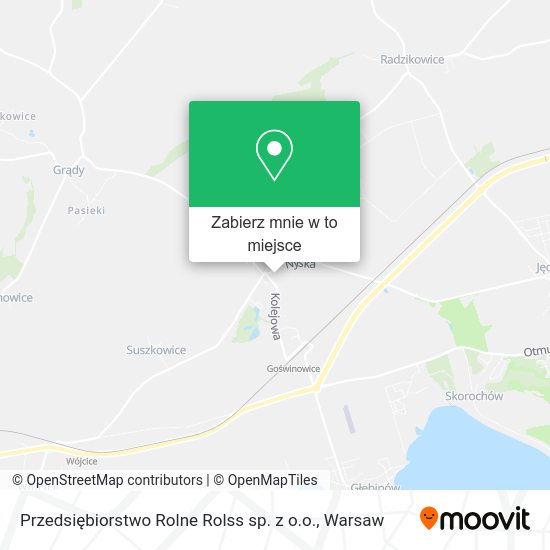 Mapa Przedsiębiorstwo Rolne Rolss sp. z o.o.