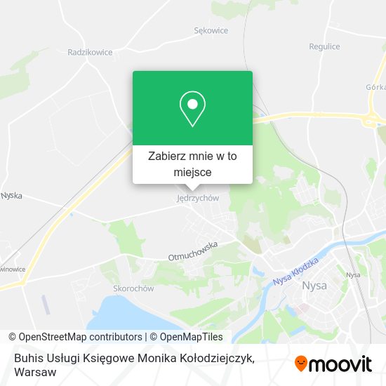 Mapa Buhis Usługi Księgowe Monika Kołodziejczyk