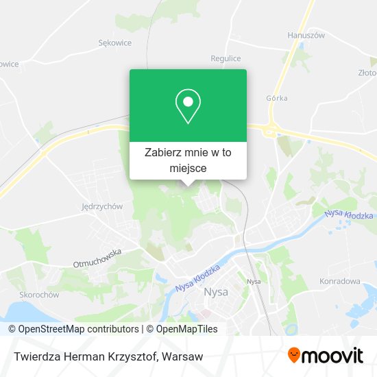 Mapa Twierdza Herman Krzysztof