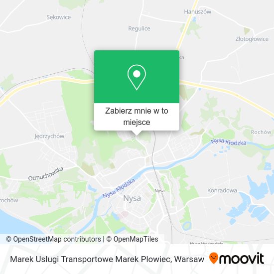 Mapa Marek Uslugi Transportowe Marek Plowiec