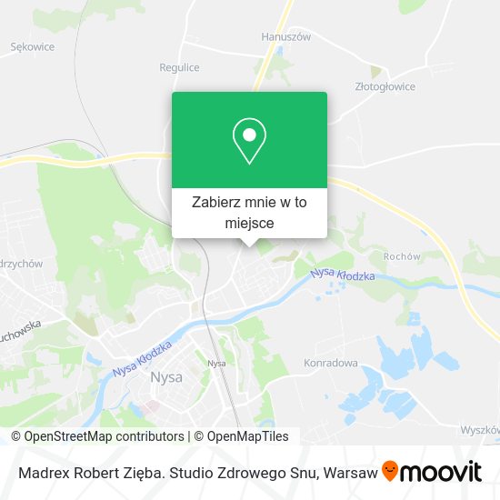 Mapa Madrex Robert Zięba. Studio Zdrowego Snu