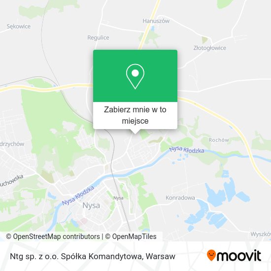 Mapa Ntg sp. z o.o. Spółka Komandytowa