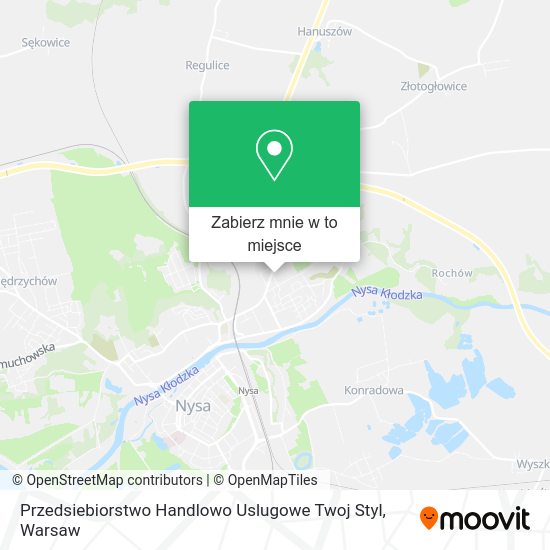 Mapa Przedsiebiorstwo Handlowo Uslugowe Twoj Styl