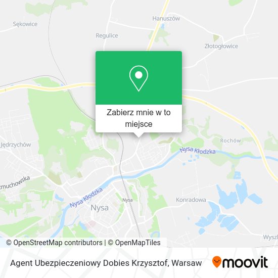 Mapa Agent Ubezpieczeniowy Dobies Krzysztof