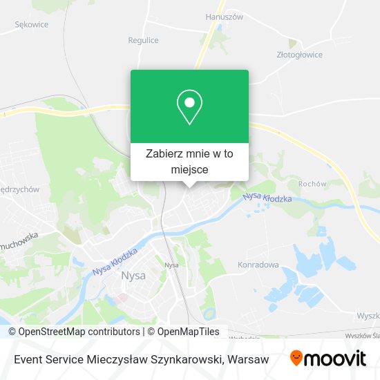 Mapa Event Service Mieczysław Szynkarowski