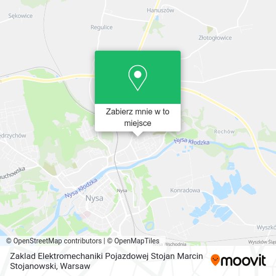 Mapa Zaklad Elektromechaniki Pojazdowej Stojan Marcin Stojanowski