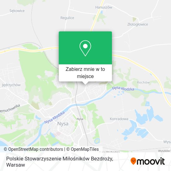 Mapa Polskie Stowarzyszenie Miłośników Bezdroży