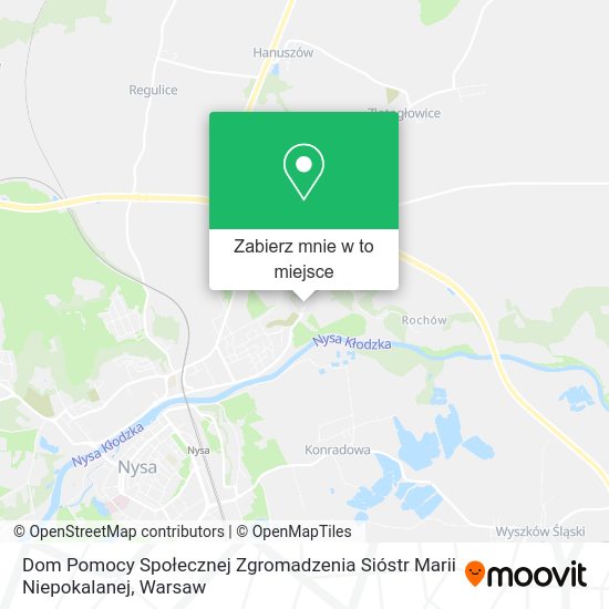 Mapa Dom Pomocy Społecznej Zgromadzenia Sióstr Marii Niepokalanej