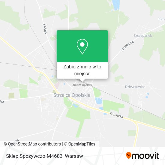 Mapa Sklep Spozywczo-M4683