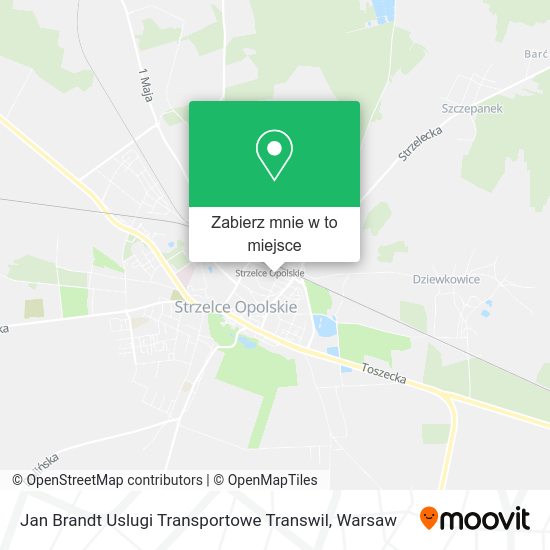 Mapa Jan Brandt Uslugi Transportowe Transwil