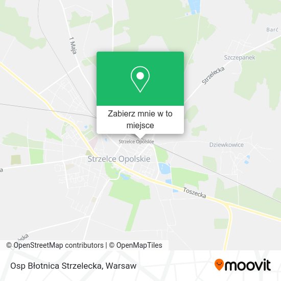 Mapa Osp Błotnica Strzelecka