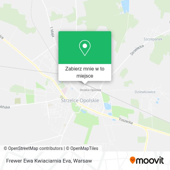 Mapa Frewer Ewa Kwiaciarnia Eva