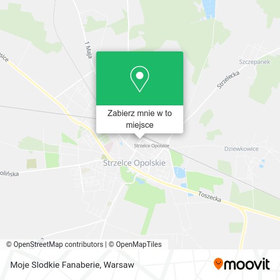 Mapa Moje Slodkie Fanaberie