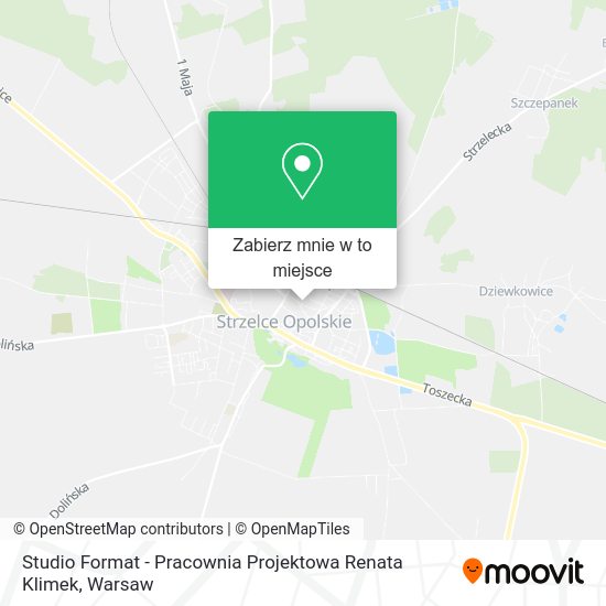 Mapa Studio Format - Pracownia Projektowa Renata Klimek