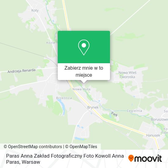 Mapa Paras Anna Zakład Fotograficzny Foto Kowoll Anna Paras