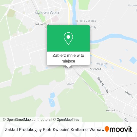 Mapa Zakład Produkcyjny Piotr Kwiecień Kraflame