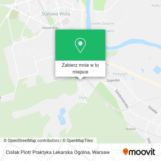 Mapa Cisłak Piotr Praktyka Lekarska Ogólna