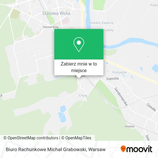 Mapa Biuro Rachunkowe Michał Grabowski