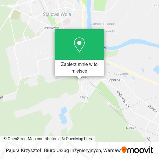 Mapa Pajura Krzysztof. Biuro Usług Inżynieryjnych