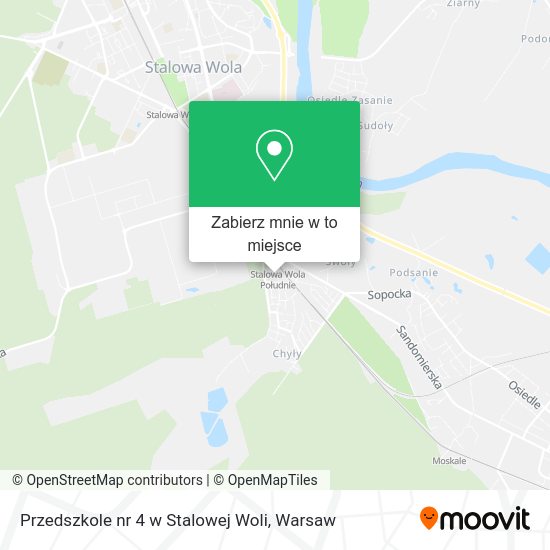 Mapa Przedszkole nr 4 w Stalowej Woli