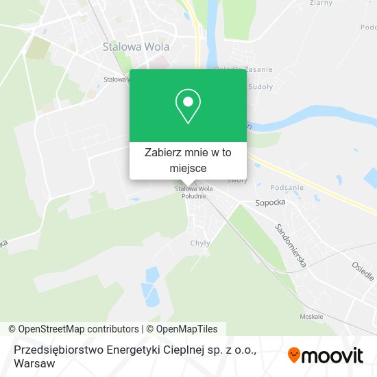 Mapa Przedsiębiorstwo Energetyki Cieplnej sp. z o.o.