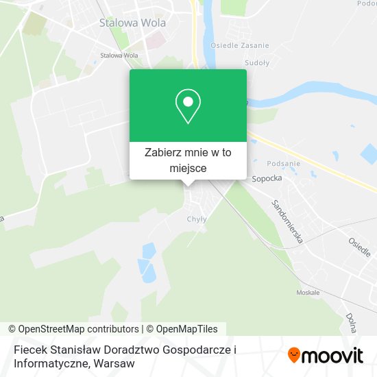 Mapa Fiecek Stanisław Doradztwo Gospodarcze i Informatyczne